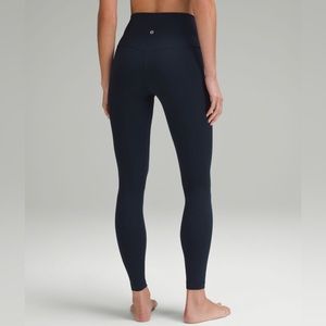 Lululemon Wunder Train Leggings 28” True Navy